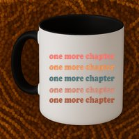 Retro One More Chapter Bookish Funny Mug