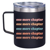 Retro One More Chapter Bookish Funny 12oz Stainless Steel Coffee Mug
