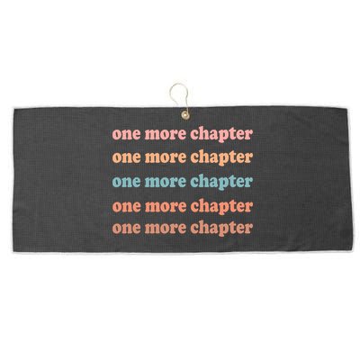 Retro One More Chapter Bookish Funny Large Microfiber Waffle Golf Towel
