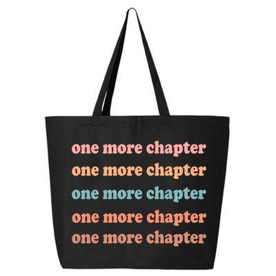 Retro One More Chapter Bookish Funny 25L Jumbo Tote