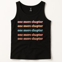 Retro One More Chapter Bookish Funny Tank Top
