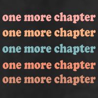 Retro One More Chapter Bookish Funny Golf Towel