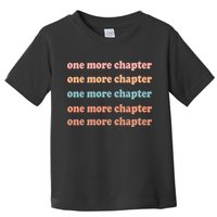 Retro One More Chapter Bookish Funny Toddler T-Shirt