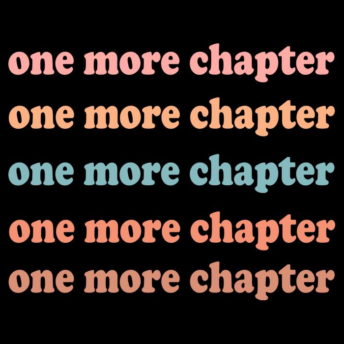 Retro One More Chapter Bookish Funny Toddler T-Shirt