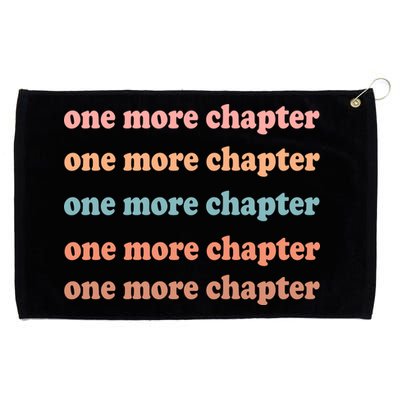 Retro One More Chapter Bookish Funny Grommeted Golf Towel