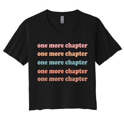 Retro One More Chapter Bookish Funny Crop Top
