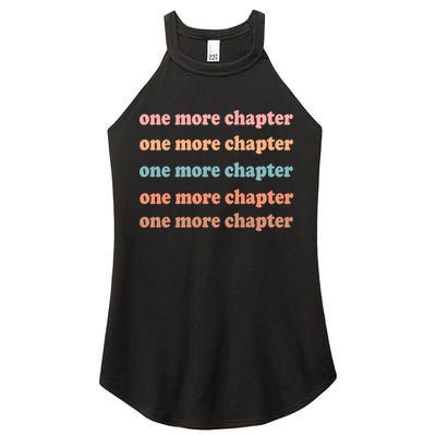 Retro One More Chapter Bookish Funny Women's Perfect Tri Rocker Tank