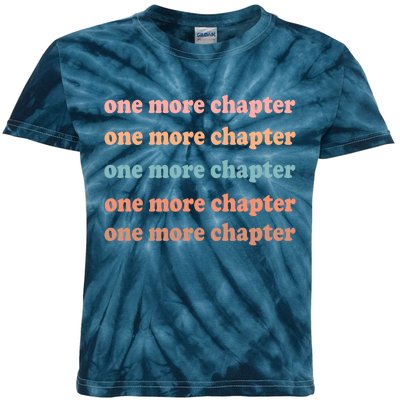 Retro One More Chapter Bookish Funny Kids Tie-Dye T-Shirt