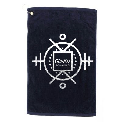Romans 8:28 Bible Verse Golf Towel