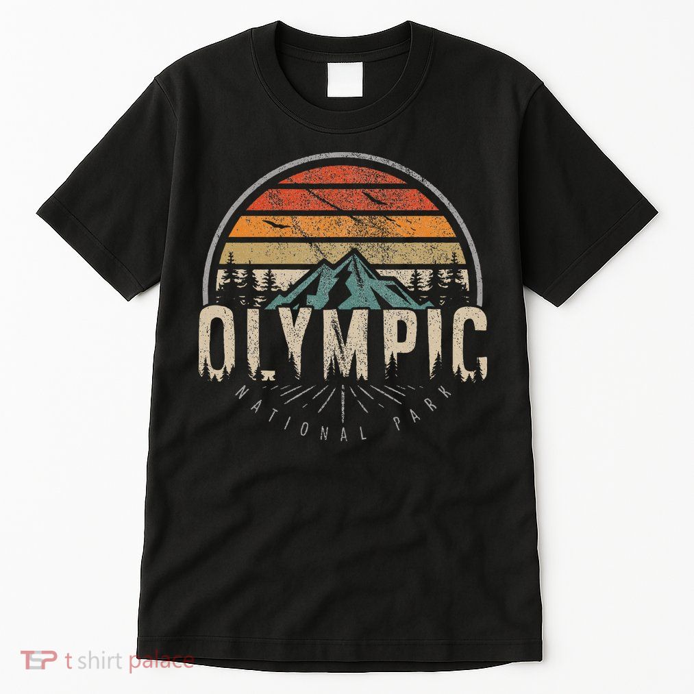 Retro O.L.Y.M.P.I.C National Park Us Vintage Tall T-Shirt