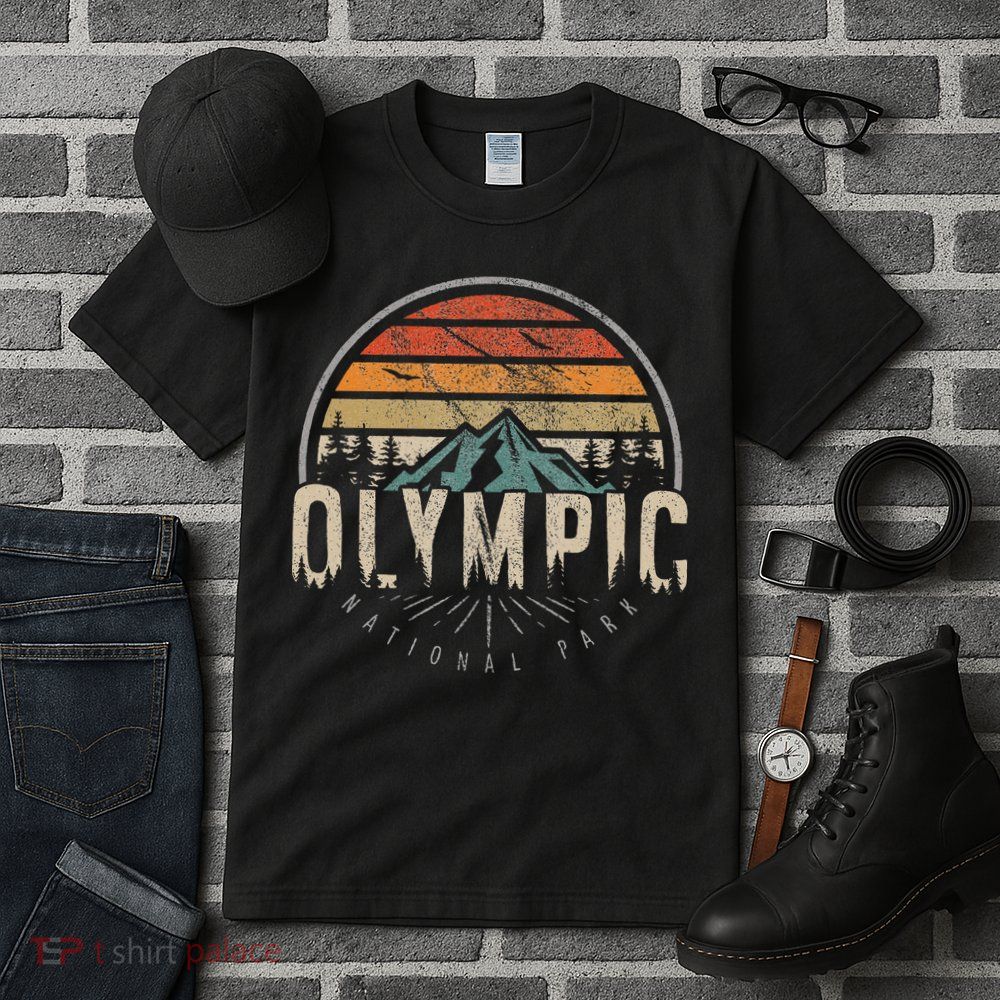 Retro O.L.Y.M.P.I.C National Park Us Vintage Tall T-Shirt