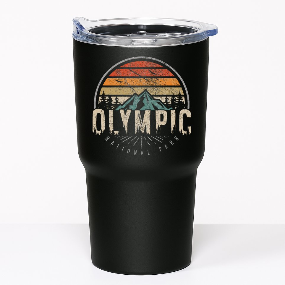 Retro O.L.Y.M.P.I.C National Park Us Vintage Tumbler