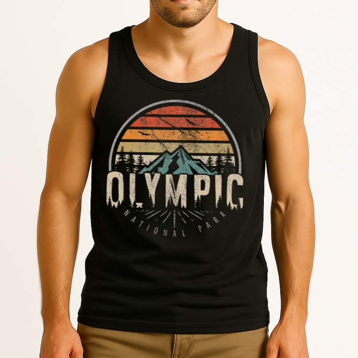 Retro O.L.Y.M.P.I.C National Park Us Vintage Tank Top