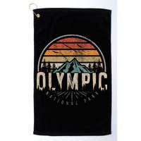 Retro O.L.Y.M.P.I.C National Park Us Vintage Golf Towel