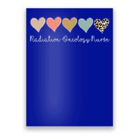 Radiation Oncology Nurse Leopard Treatt Nurse Funny Gift Poster