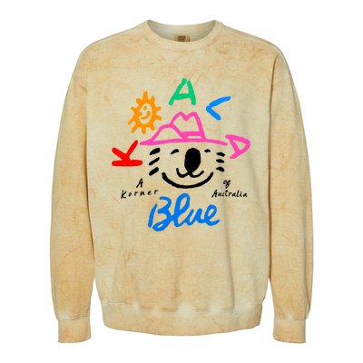 RIP Olivia Newton Koala Blue Australia Colorblast Crewneck Sweatshirt