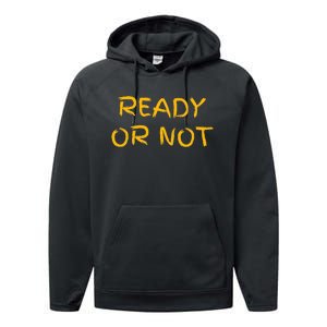 Ready Or Not Fugee Performance Fleece Hoodie