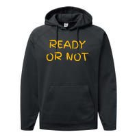 Ready Or Not Fugee Performance Fleece Hoodie