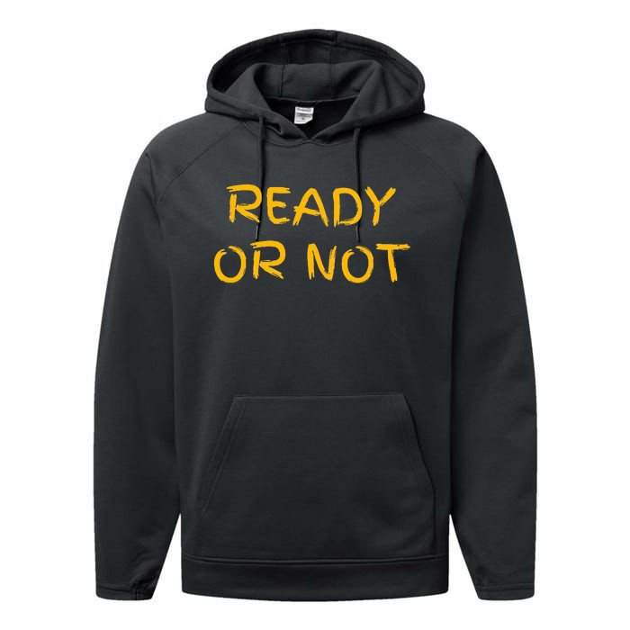 Ready Or Not Fugee Performance Fleece Hoodie