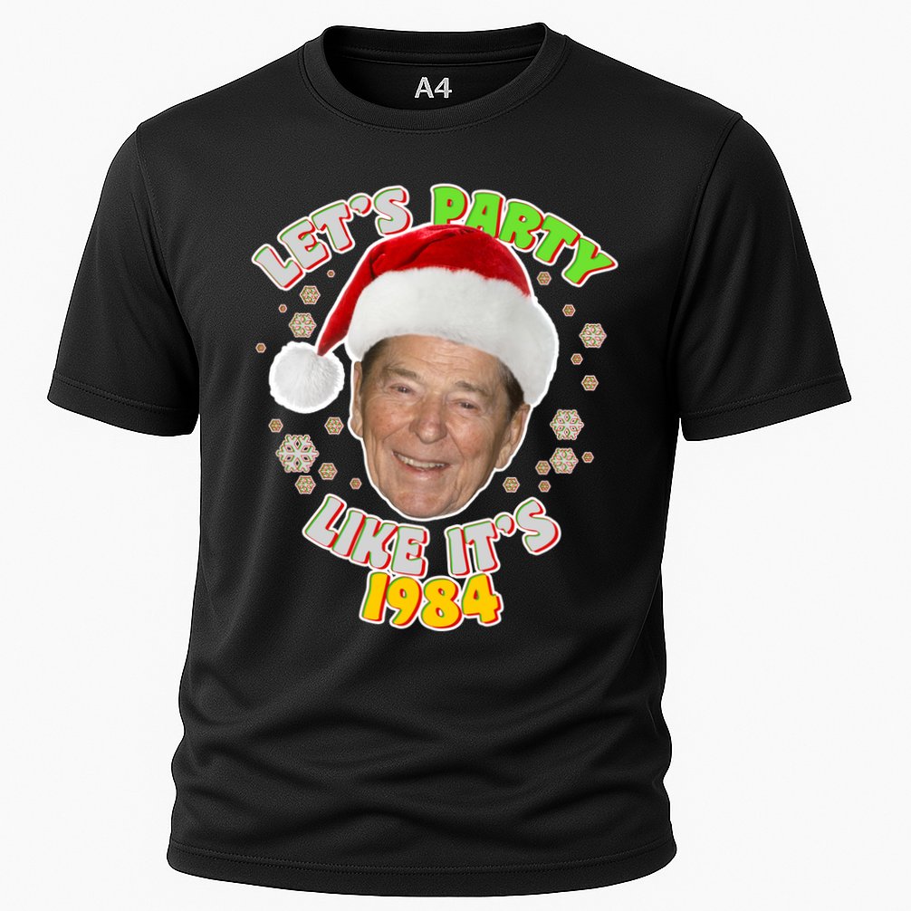 Ronald Reagan Let's Party Like It's 1984 Cooling Performance Crew T-Shirt
