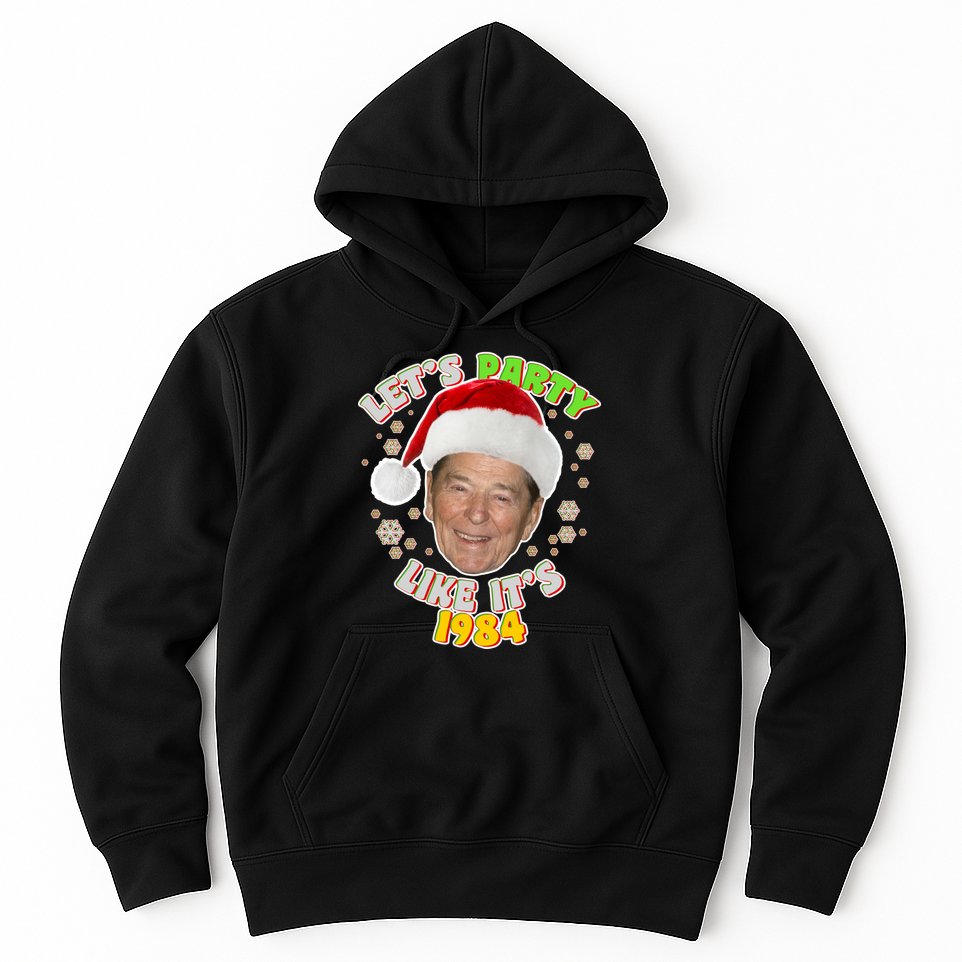 Ronald Reagan Let's Party Like It's 1984 Hoodie