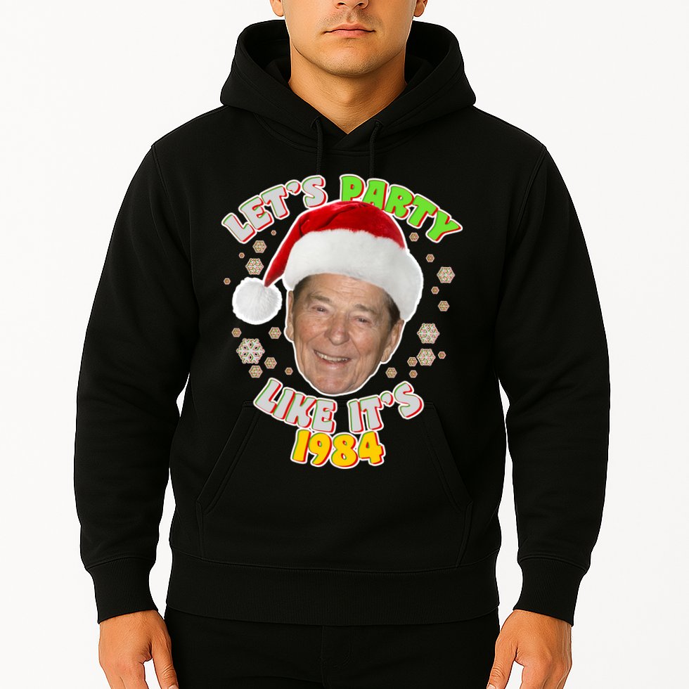 Ronald Reagan Let's Party Like It's 1984 Hoodie