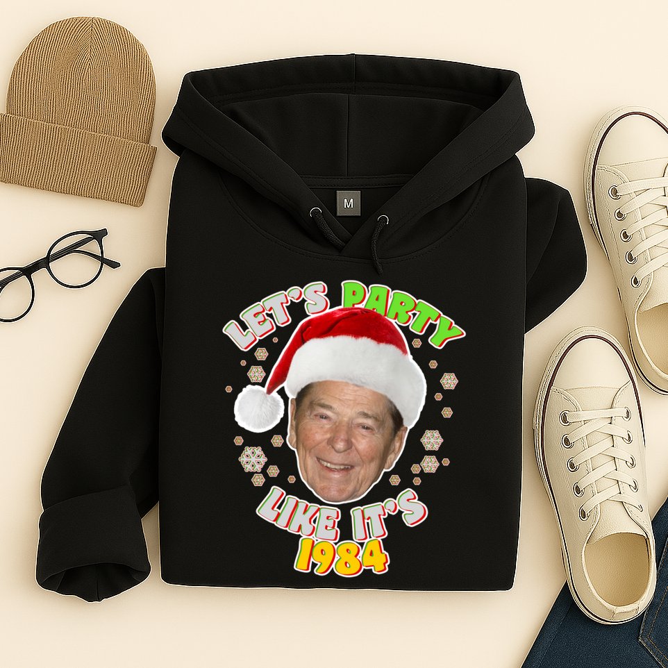 Ronald Reagan Let's Party Like It's 1984 Hoodie