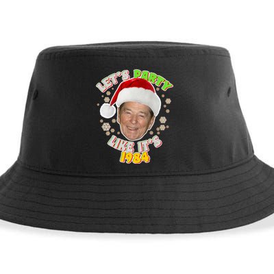 Ronald Reagan Let's Party Like It's 1984 Sustainable Bucket Hat