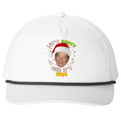 Ronald Reagan Let's Party Like It's 1984 Snapback Five-Panel Rope Hat