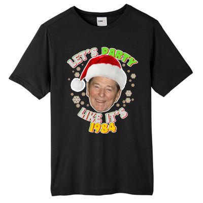 Ronald Reagan Let's Party Like It's 1984 Tall Fusion ChromaSoft Performance T-Shirt