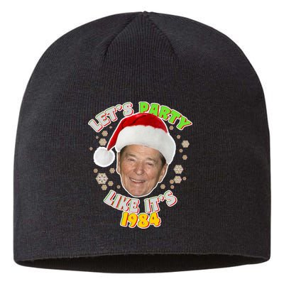 Ronald Reagan Let's Party Like It's 1984 Sustainable Beanie