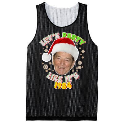 Ronald Reagan Let's Party Like It's 1984 Mesh Reversible Basketball Jersey Tank