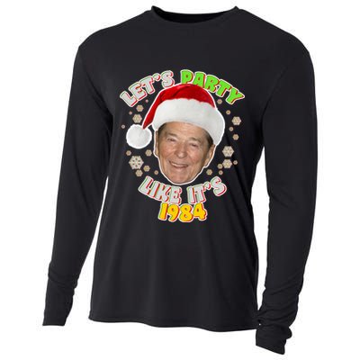 Ronald Reagan Let's Party Like It's 1984 Cooling Performance Long Sleeve Crew