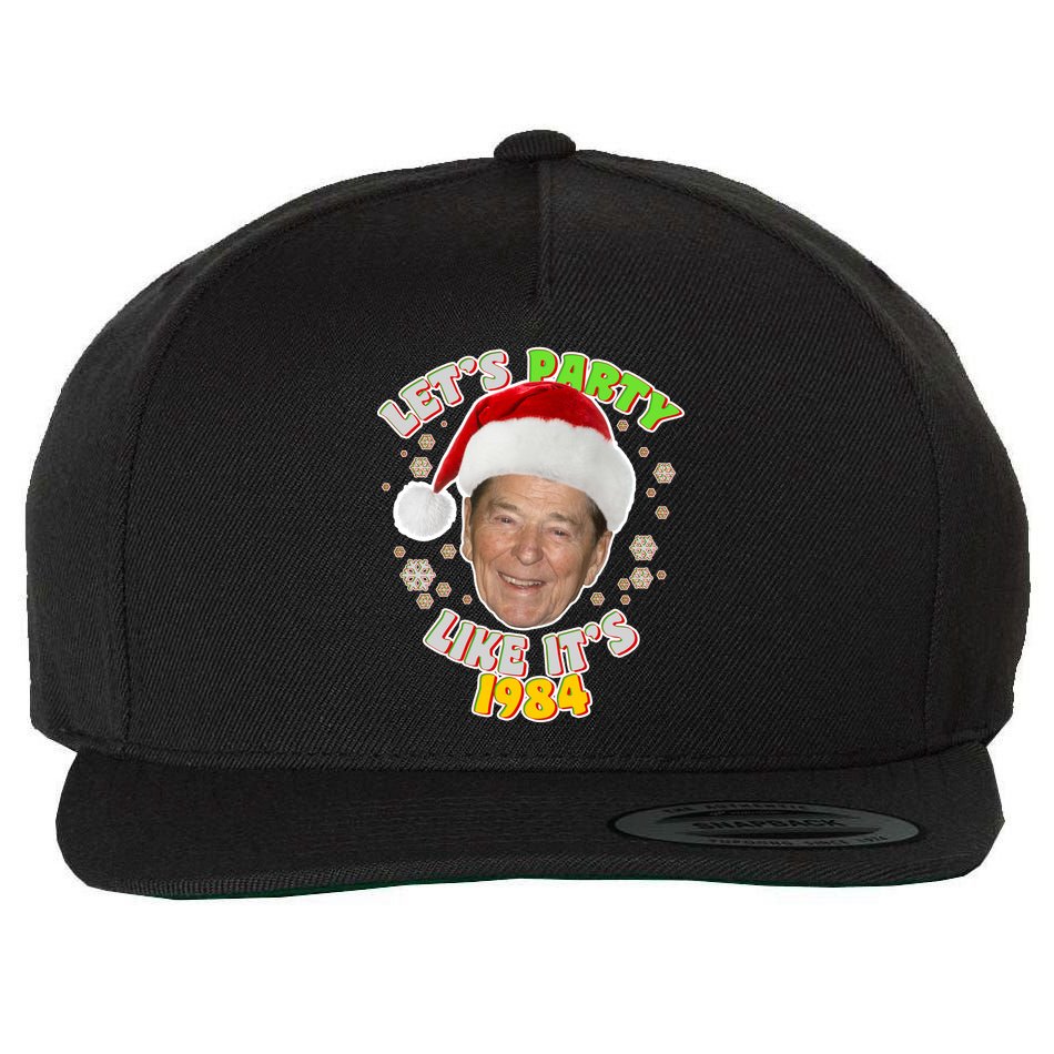 Ronald Reagan Let's Party Like It's 1984 Wool Snapback Cap