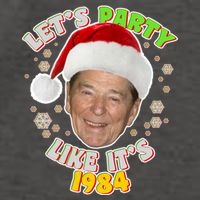 Ronald Reagan Let's Party Like It's 1984 Vector Backpack