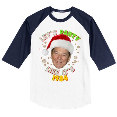 Ronald Reagan Let's Party Like It's 1984 Baseball Sleeve Shirt