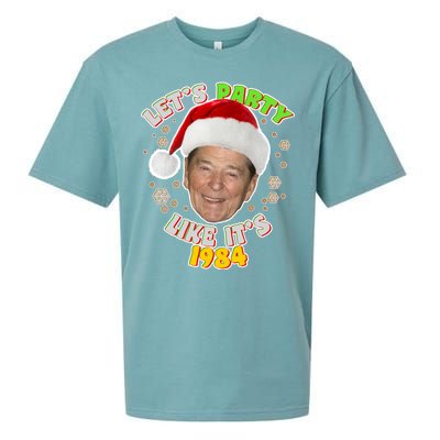 Ronald Reagan Let's Party Like It's 1984 Sueded Cloud Jersey T-Shirt