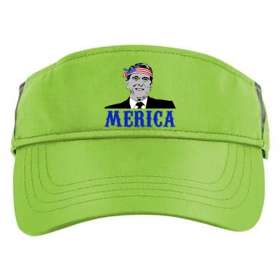 Ronald Reagan Merica Adult Drive Performance Visor