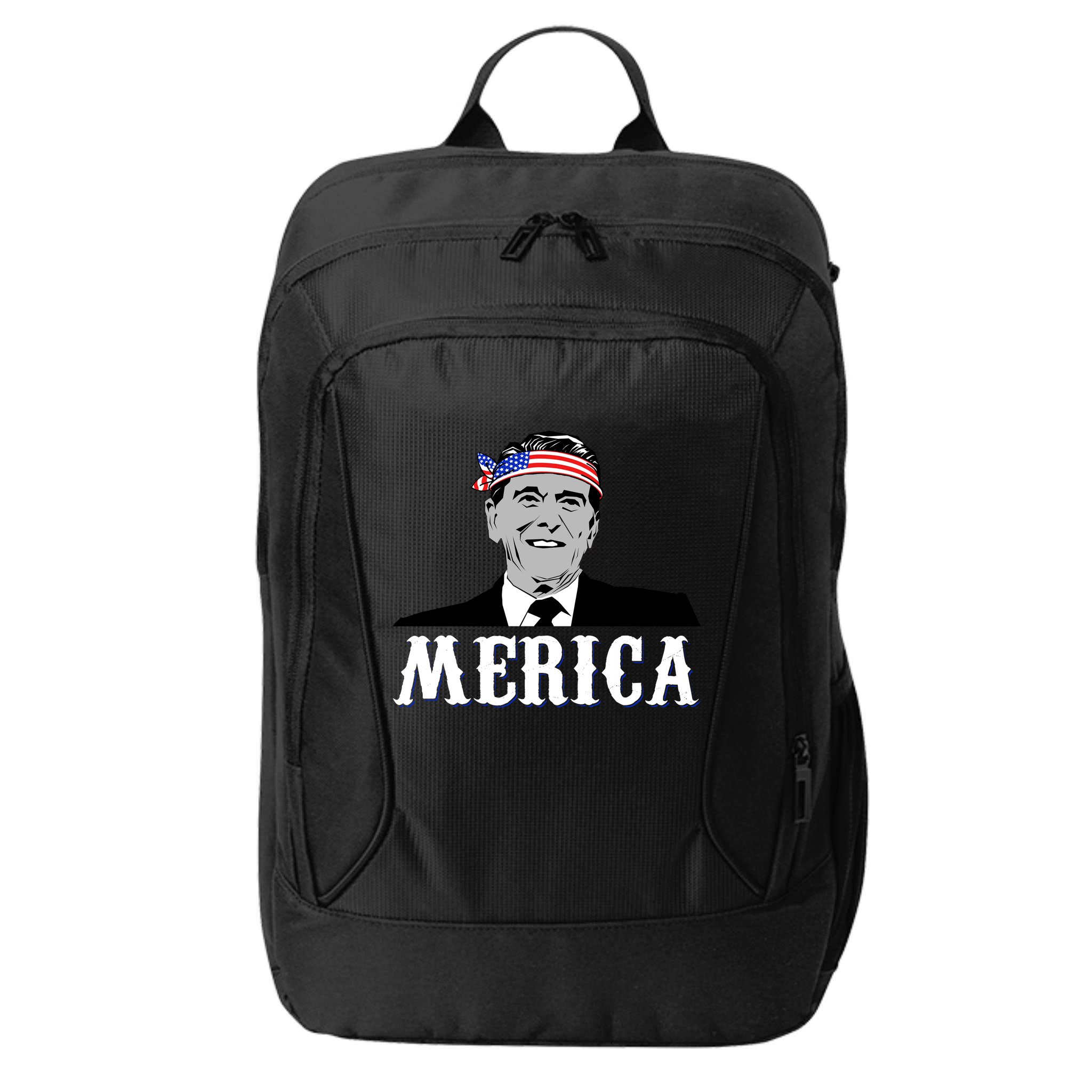 Ronald Reagan Merica City Backpack