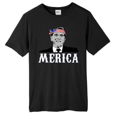 Ronald Reagan Merica Tall Fusion ChromaSoft Performance T-Shirt