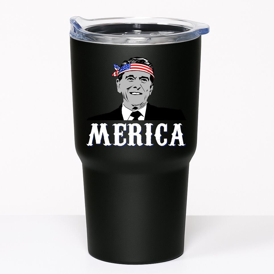 Ronald Reagan Merica Tumbler