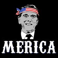 Ronald Reagan Merica Wool Snapback Cap