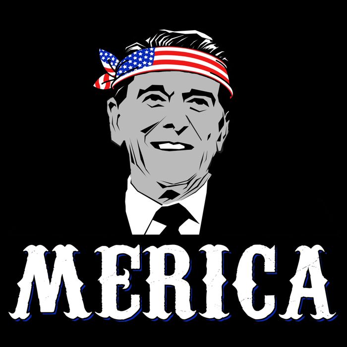 Ronald Reagan Merica Wool Snapback Cap