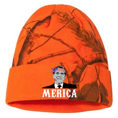 Ronald Reagan Merica Kati Licensed 12" Camo Beanie