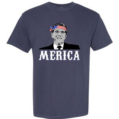 Ronald Reagan Merica Garment-Dyed Heavyweight T-Shirt