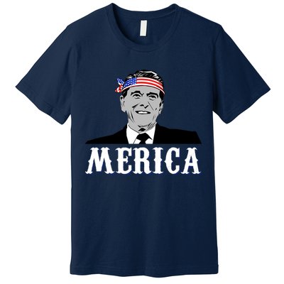 Ronald Reagan Merica Premium T-Shirt