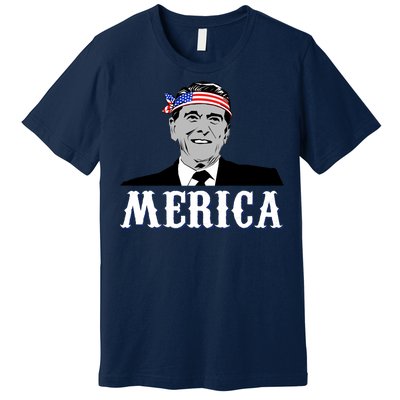 Ronald Reagan Merica Premium T-Shirt