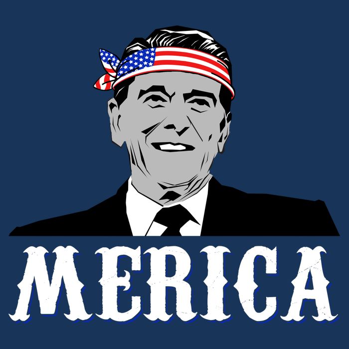 Ronald Reagan Merica Premium T-Shirt
