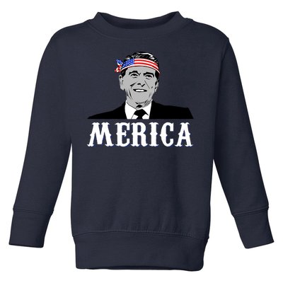 Ronald Reagan Merica Toddler Sweatshirt