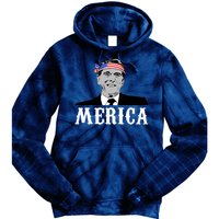 Ronald Reagan Merica Tie Dye Hoodie